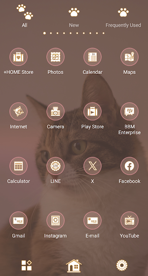 Tranquil Feline Vibes Theme Screenshot 2