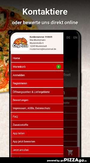 City Pizza Bochum Screenshot 2