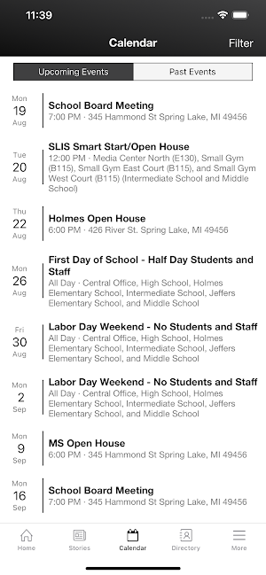 Spring Lake Public Schools Screenshot 2