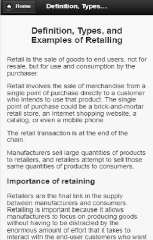 Retail Management Screenshot 2