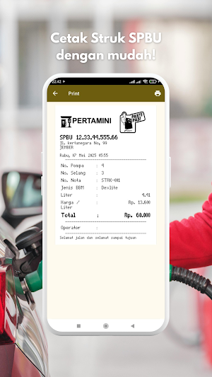 Cetak Struk Pom / SPBU Screenshot 0