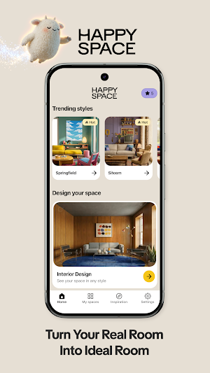 Happy Space - AI Home Design Screenshot 0