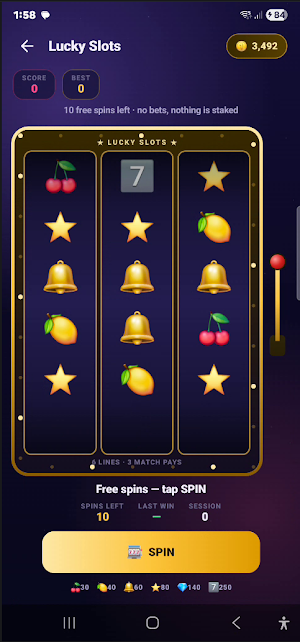 SlotsPK - Lucky Spin Screenshot 3