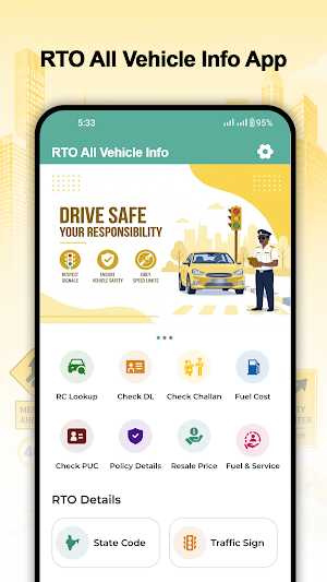 RTO All Vehicle & Challan Info Screenshot 0