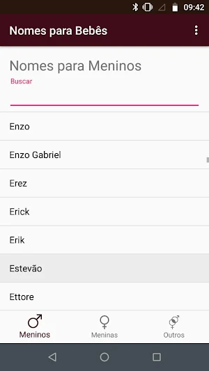 Nomes para Bebês Screenshot 0