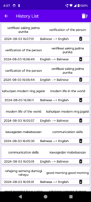 English To Balinese Translator Screenshot 2