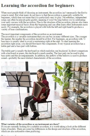 How to Play Accordion Screenshot 0