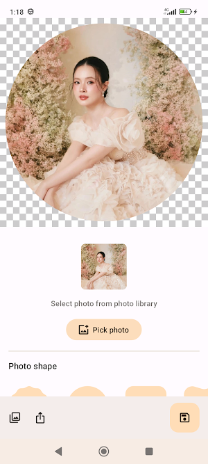 Circle Photo Cutter Screenshot 1