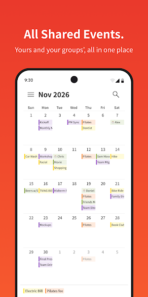 Rata - Shared Calendar Screenshot 0