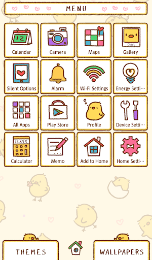 Cute Wallpaper Chick Paradise Theme Screenshot 1