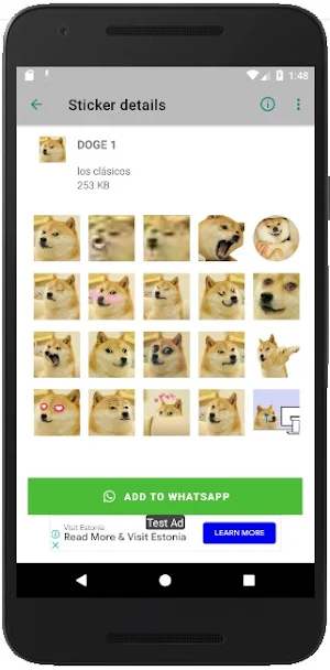 Sticker Doge Español Screenshot 1