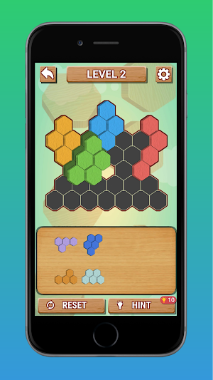 Hexa Block Merge Puzzle Game Screenshot 1