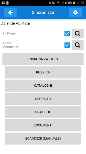ZCS CRM Mobile Screenshot 1