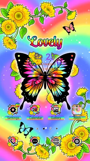 Tie Dye Butterfly - Wallpaper Screenshot 0