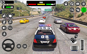 Police Car Chase Car Game 2024 Screenshot 1