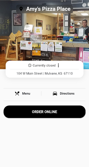 Amy’s Pizza Place Screenshot 1