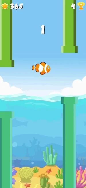 Flappy Fish: Flapp like a bird Screenshot 3