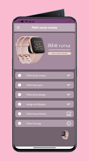 Fitbit Versa 3 smart watch Screenshot 1