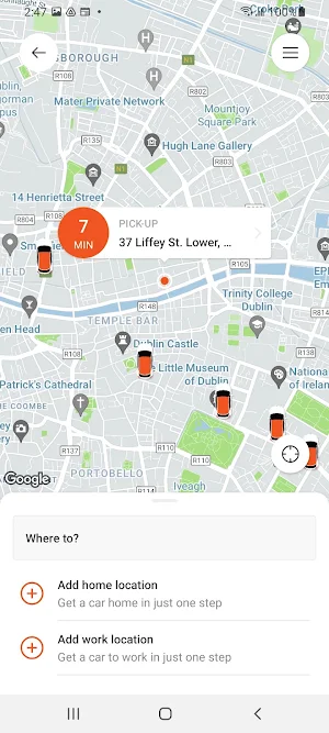 VIP Taxis Dublin Corporate Screenshot 1