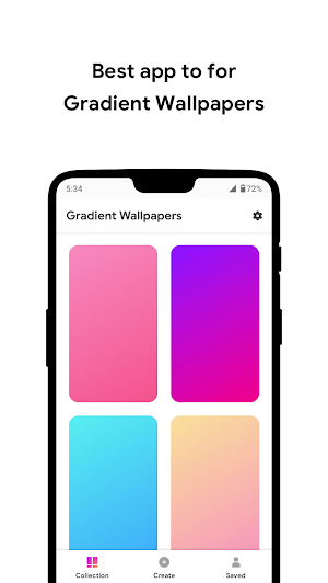 Gradient Wallpaper Maker & Gradient Backgrounds Screenshot 0