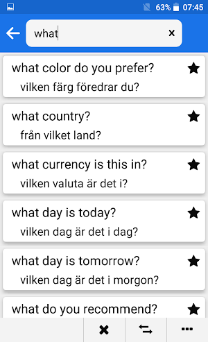 Swedish - English : Dictionary & Education Screenshot 3