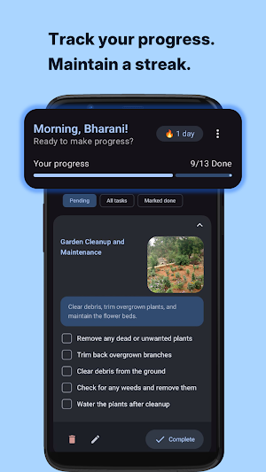 WhimAway: Think → Tasks Screenshot 2