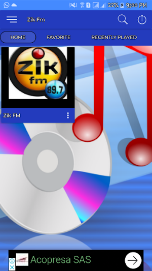 Zik Fm Senegal Zik Fm 89.7 Zik Fm Dakar Screenshot 1