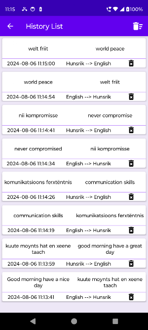 English To Hunsrik Translator Screenshot 2