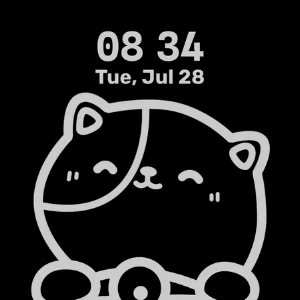 Meow Cat Watch Face Screenshot 3