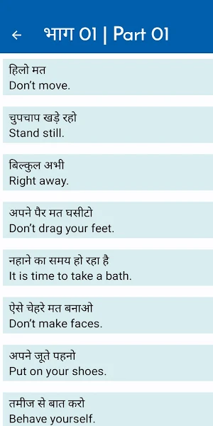Fast Hindi to English Sentence Screenshot 1