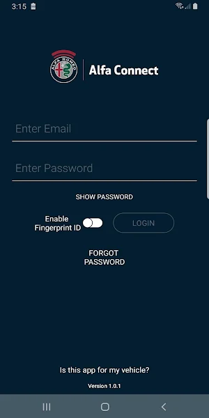 Alfa Connect Screenshot 0