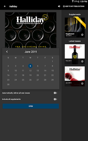 Halliday Magazine Screenshot 3