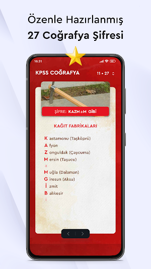 KPSS Coğrafya Önemli Şifreler Screenshot 2