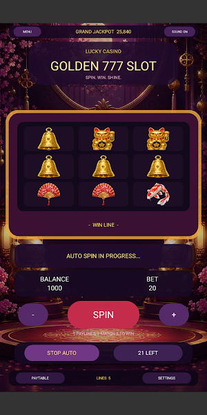 GOLDEN 777 SLOT Screenshot 0