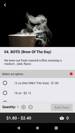 Mugsy's Coffee Company Screenshot 3