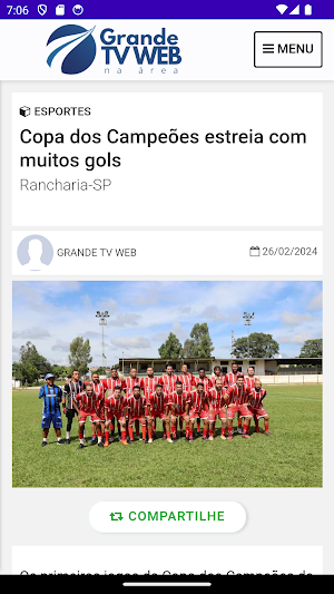 Grande Tv Web Screenshot 1