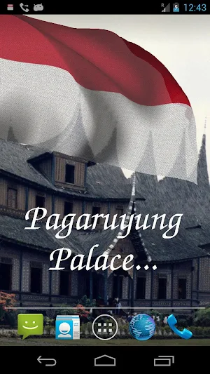 Indonesia Flag Live Wallpaper Screenshot 2