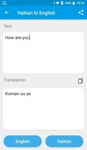 Haitian Creole - English Translator 2020 Screenshot 0