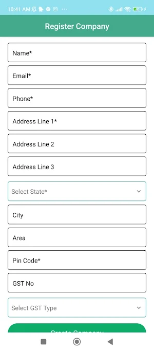 Quickbill Invoice Billing App Screenshot 0