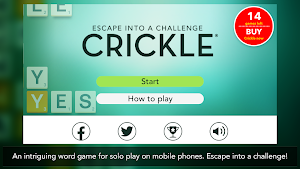 Crickle - word game (No ads! F Screenshot 0