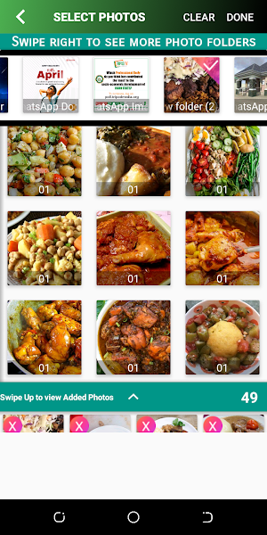 Food Recipe Video Maker & Song Screenshot 2