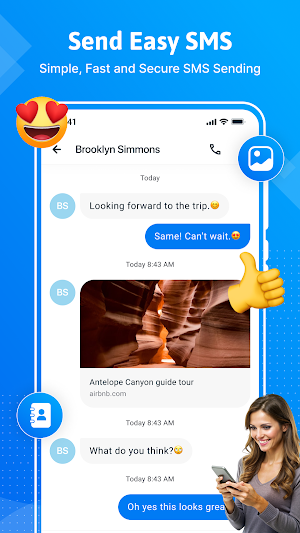 Messages - Text SMS App Screenshot 2