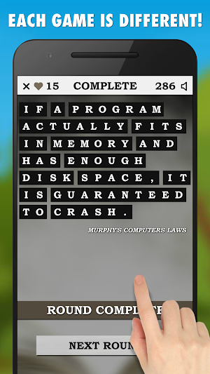 Murphy Laws Guessing Game PRO Screenshot 1