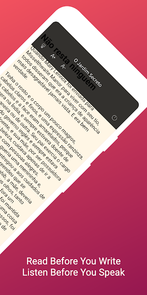 Portuguese Reading & Audiobook Screenshot 1
