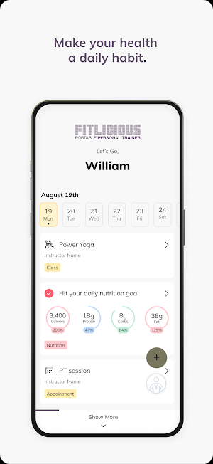 Fitlicious PPT Screenshot 1