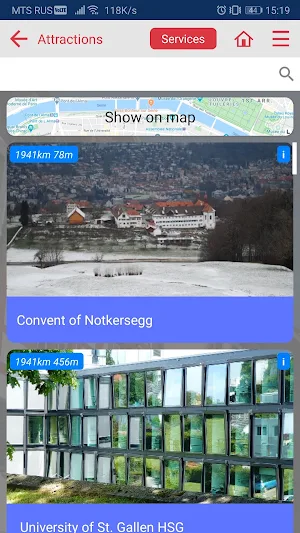St. Gallen map offline guide tourist navigation Screenshot 3