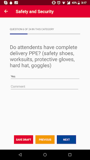 TotalEnergies Inspectors App Screenshot 1