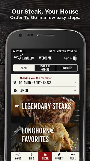 LongHorn Steakhouse® Screenshot 2