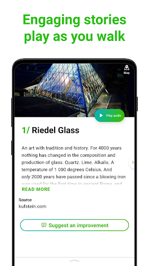 Kufstein Tour Guide:SmartGuide Screenshot 1
