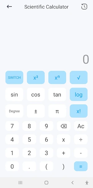 Scientific Calculator Screenshot 1